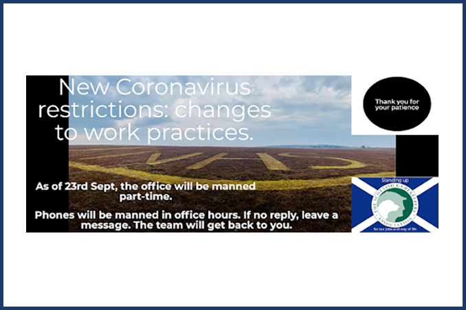 Note To Members: Coronavirus And Office Changes
